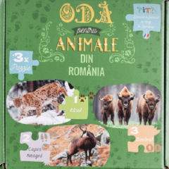 Puzzle 3x50 piese - Oda pentru animale din Romania