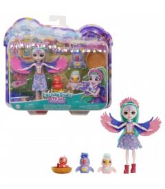 Set figurine - Enchantimals City Tails Main Street Familia Filiei Finch