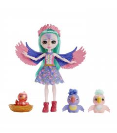 Set figurine - Enchantimals City Tails Main Street Familia Filiei Finch