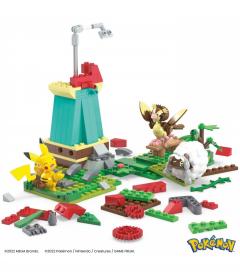 Set de constructie - Pokemon Mega - Moara de vant de la tara