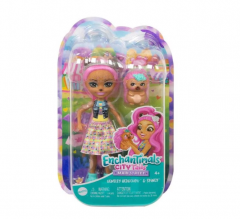 Papusa Enchantimals - City Tails Families - Hensley Hedgehog si ariciul Spiney