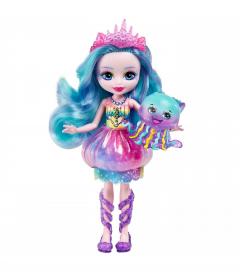 Papusa Enchantimals - Ocean Kingdom - Jelanie Jellyfish si Stingley