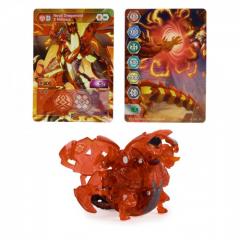 Figurina - Bakugan S5 Nova - Dragonoid Nillious Rosu