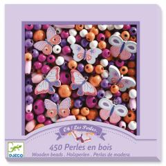 Kit creativ - Wooden Beads - Butterflies