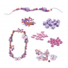 Kit creativ - Wooden Beads - Butterflies