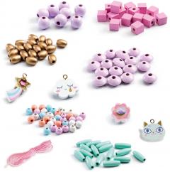 Kit creativ - Wooden Beads - Rainbow