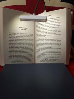 Lampa de citit - The Really Bright Book Light - White