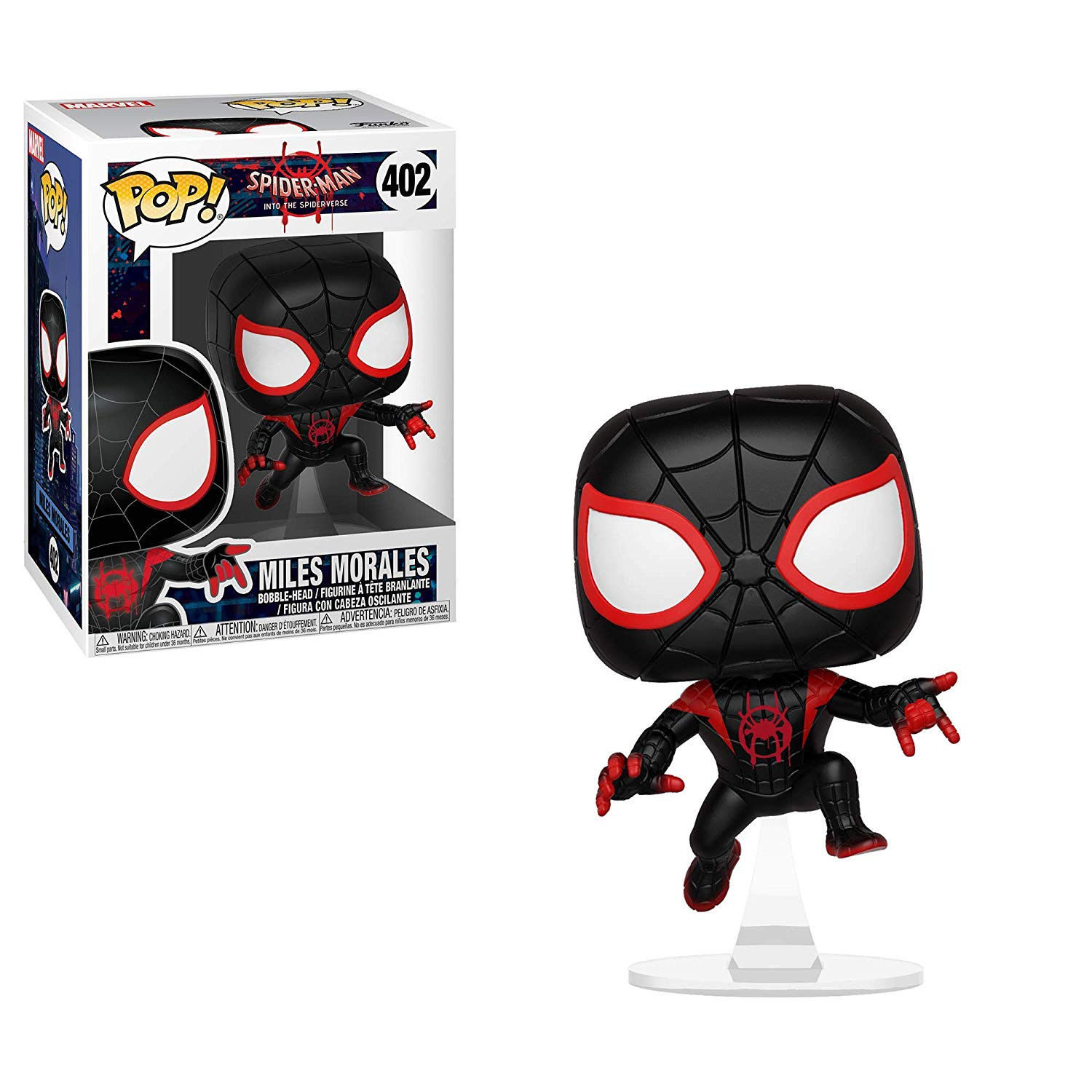 Figurina - Funko pop! Bobble: Marvel: Spider-Man Animated: Spider