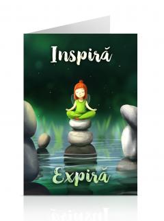 Felicitare - Inspira, expira