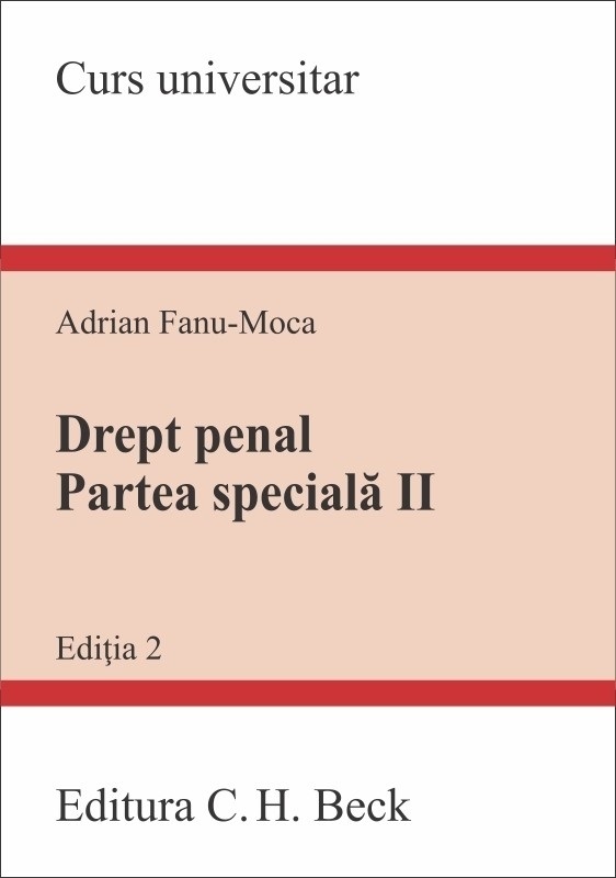 Drept penal - Partea speciala II