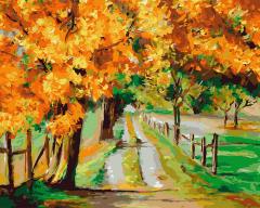 Set pictura pe numere - Toamna in padure