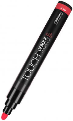Marker acrilic - Touch Opaque - Medium - Rosu