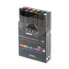 Set 12 carioci cu vopsea - Touch Opaque