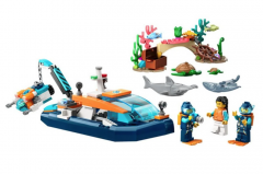 LEGO City - Barca pentru scufundari de explorare [60377]