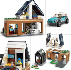 LEGO City  - Casa familiei si masina electrica [60398]