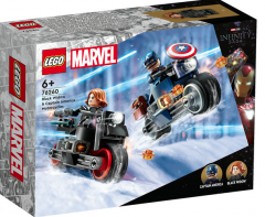LEGO Super Heroes - Motocicletele lui Black Widow si Captain America [76260]