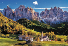 Puzzle 1500 piese - Muntii Dolomiti