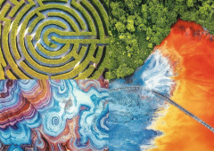 Puzzle 500 de piese -  Labirint de culori