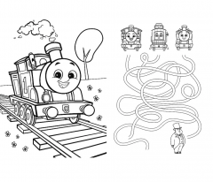 Puzzle 24 piese - Thomas si prietenii