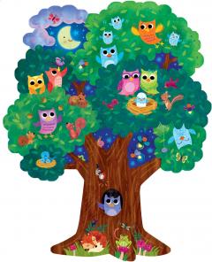 Puzzle 50 piese - Hoot Owl Hoot