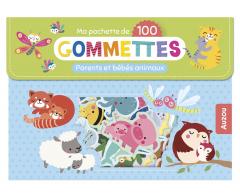 Gentuta mea cu 100 de stickere repozitionabile - Familii de animale