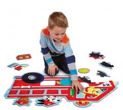 Puzzle de podea - Masina de pompieri