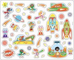 Set 200 de stickere repozitionabile - Super-eroi