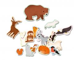 Gentuta mea cu 100 de stickere repozitionabile - Animale de la munte