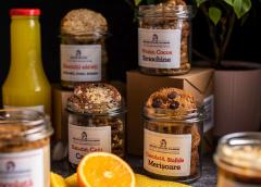 Biscuti de ovaz cu ciocolata, stafide si merisoare