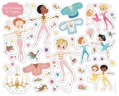 Set 180 de stickere repozitionabile - Balerine