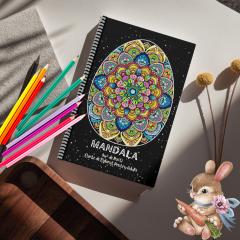 50 Mandale. Carte de colorat pentru adulti - Oua de paste