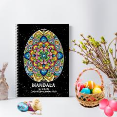50 Mandale. Carte de colorat pentru adulti - Oua de paste