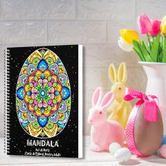 50 Mandale. Carte de colorat pentru adulti - Oua de paste