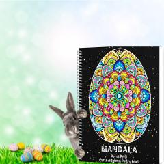 50 Mandale. Carte de colorat pentru adulti - Oua de paste