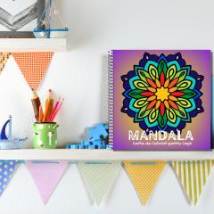 50 Mandale. Carte de colorat pentru copii - Mandala