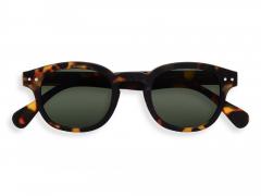Ochelari de soare +0.00 - #C - Tortoise - Green Lenses