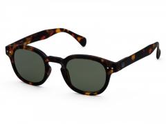 Ochelari de soare +0.00 - #C - Tortoise - Green Lenses