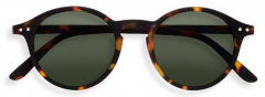 Ochelari de soare +0.00 - #D - Tortoise - Green Lenses