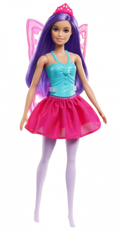 Papusa - Barbie Dreamtopia - Zana cu par mov