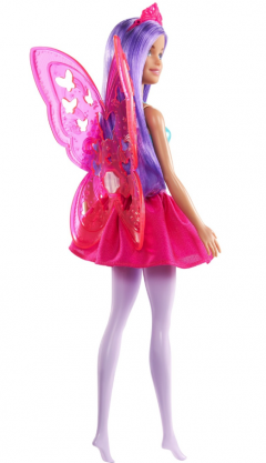 Papusa - Barbie Dreamtopia - Zana cu par mov