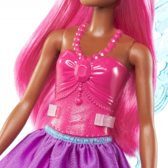 Papusa - Barbie Dreamtopia - Zana cu par roz