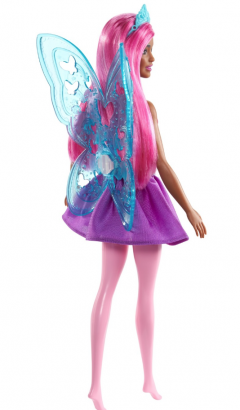 Papusa - Barbie Dreamtopia - Zana cu par roz