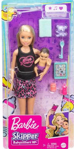 Papusa - Barbie Skipper First Job - Babysitter Blonda