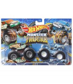 Set 2 masini Hot Wheels Monster Truck - Smash Squatch si Degrees