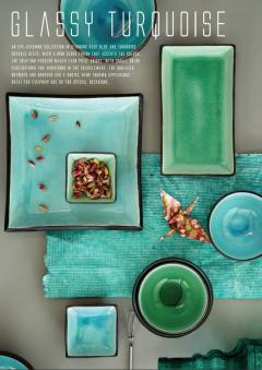 Bol albastru - Glassy Turquoise | Tokyo Design Studio