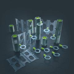 Set de accesorii - GraviTrax Pro Vertical