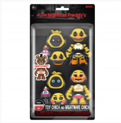 Set 2 figurina - Funko Fnaf Sanp - Nightmare Chica Toy Chica