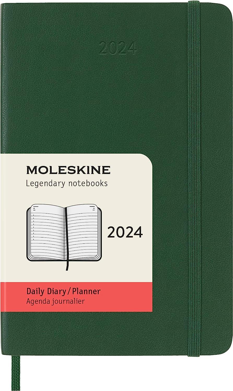 Agenda 2024 - 12-Months Daily Planner - Pocket, Soft Cover