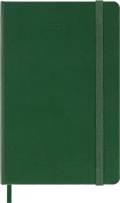 Agenda 2024 - 12-Months Weekly Planner - Pocket, Hard Cover - Myrtle Green