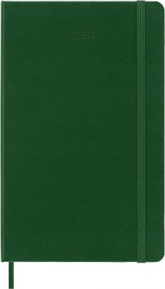 Agenda 2024 - 12-Months Weekly Planner - Large, Hard Cover - Myrtle Green